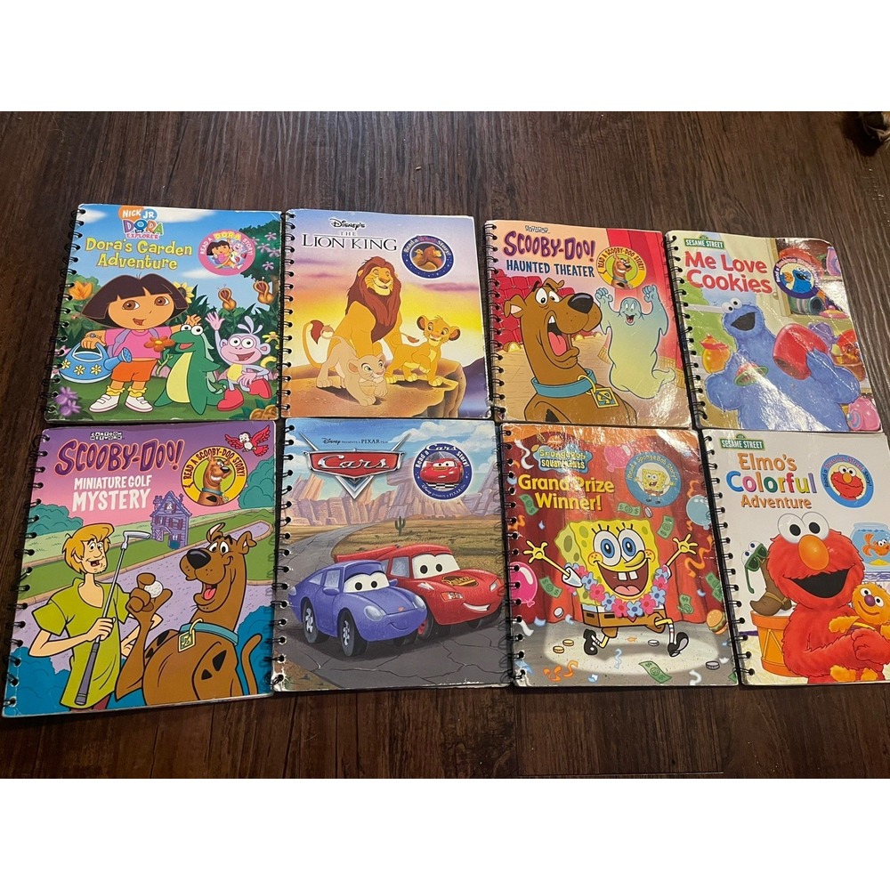Story‎ Reader Books Lot Bundle Disney Nickelodeon Scooby Doo